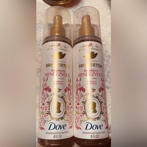 Dove Bridgerton Raspberry Rendezvous Body Spray Limited Edition set of 2